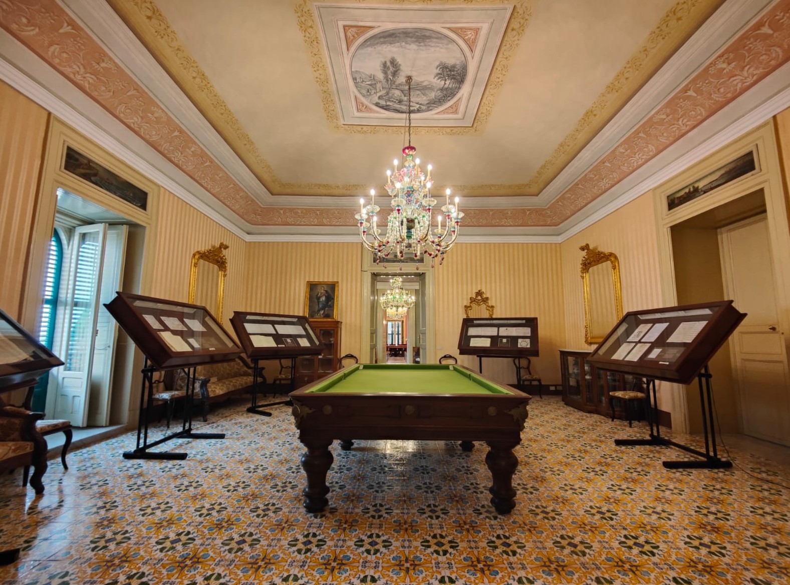 Installazione di una mostra.